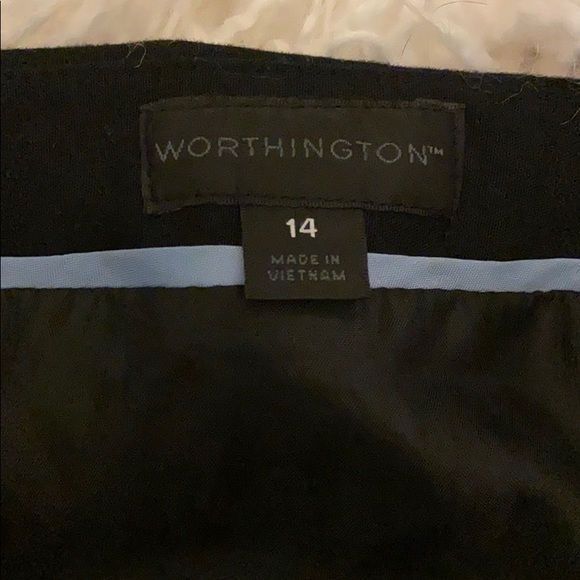 Worthington Pencil Skirt, Black & White, 14 - Picture 3 of 5